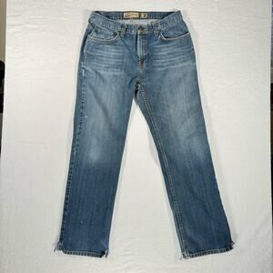 RSQ Amsterdam Relaxed Distressed Denim Blue Jeans Men's 34